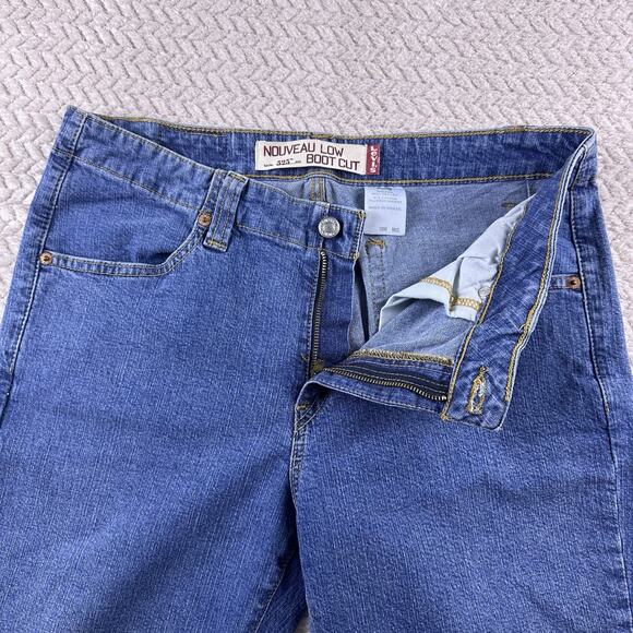 VINTAGE Levi's 525 Denim Jeans Size 10 Womens Nouveau Low Bootcut Mid Rise Y2K - Picture 3 of 14